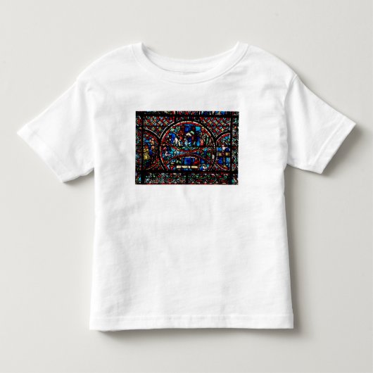 良きサマリア人を描写する窓 トドラーTシャツ (正面)