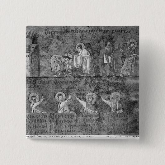 良きサマリア人 缶バッジ (正面)