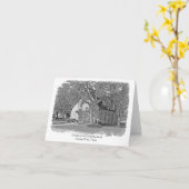 良きシェパードのノートカード教会 カード (黄色い花)