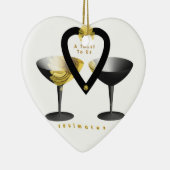 "良きパートナーのためののためのトースト" * セラミックオーナメント (右)