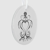 良きパートナー連合円 オーナメント (正面)