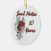 良きパートナー10年 セラミックオーナメント (右)