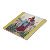 良き羊飼いのキリスト1878年 タイル (側面)