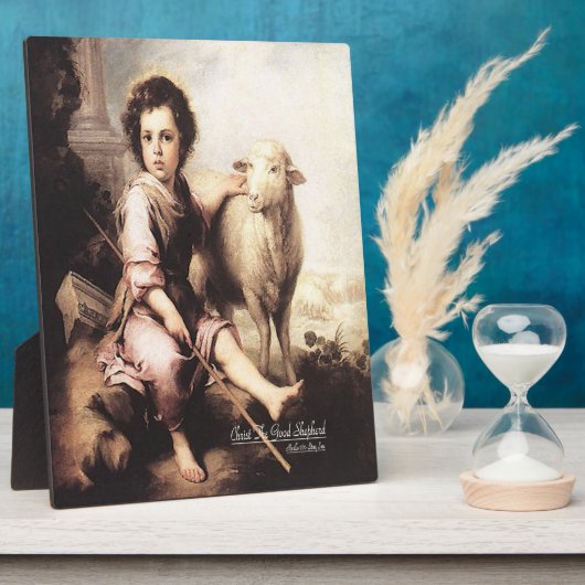 良き羊飼いのキリスト フォトプラーク (側面)