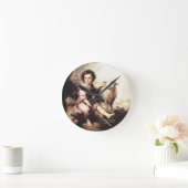 良き羊飼いのキリスト ラウンド壁時計 (ホーム)