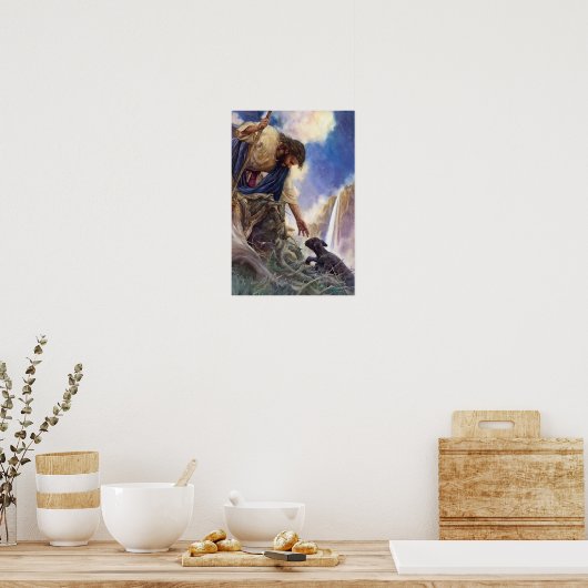 良き羊飼いイエスキリストのポスター ポスター (キッチン)