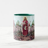 良き羊飼いイエス  ツートーンマグカップ (中央)