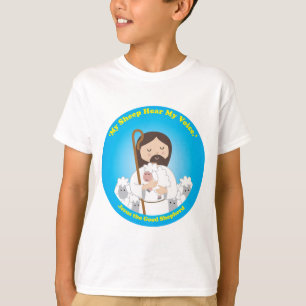 良き羊飼いイエス Tシャツ