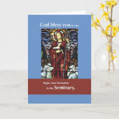 良き羊飼いセミナリアン カード (黄色い花)