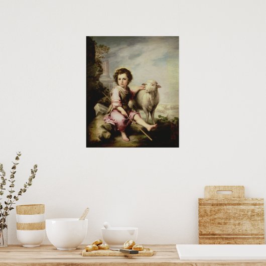 良き羊飼い， c.1650 ポスター (キッチン)