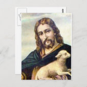 良き羊飼いC.1900 ポストカード (正面/裏面)