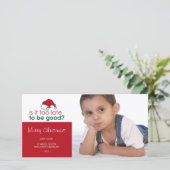 良くなるには遅すぎるか – Santa Hat シーズンカード (スタンド正面)