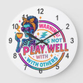 良くな遊い.... ラージ壁時計 (正面)