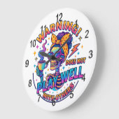 良くな遊い.... ラージ壁時計 (傾斜)