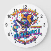 良くな遊い.... ラージ壁時計 (正面)