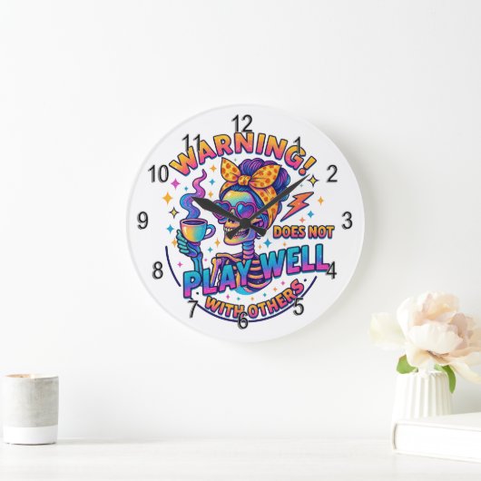 良くな遊い.... ラージ壁時計 (ホーム)