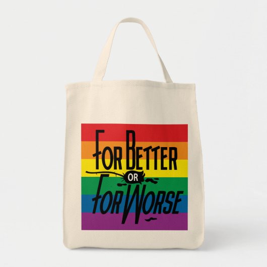 良くも悪くも，プライド,LGBT祝, トートバッグ (正面)