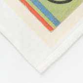 良く古いヴィンテージ旅行記念品オクラホマ州 フリースブランケット (角)