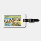 良く古いヴィンテージ旅行記念品オクラホマ州 ラゲッジタグ (正面横)