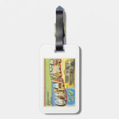 良く古いヴィンテージ旅行記念品オクラホマ州 ラゲッジタグ (裏面縦)