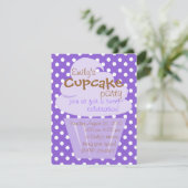 良く形作るカップケーキ 招待状 (スタンド正面)