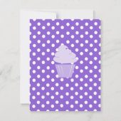 良く形作るカップケーキ 招待状 (裏面)