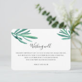 良く願う多肉食。夏結婚の。カードの挿入 エンクロージャーカード (スタンド正面)