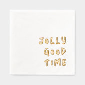 良すてきい時よくはしゃぐ間 箔ナプキン (正面)