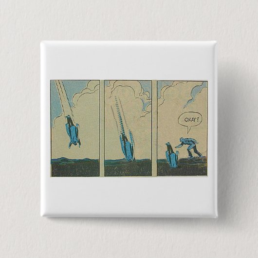 良の友人か。 缶バッジ (正面)