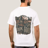 良もしい感じよ、良い顔になるよ。 Tシャツ (裏面)