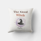 良パーソナライズされたい魔女 – ハロウィーン枕 クッション (裏面)