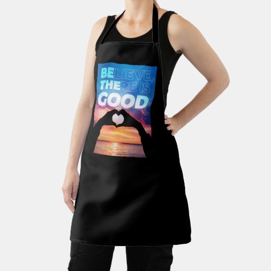 良信じいハートグラフィックがある エプロン (インサイチュ)