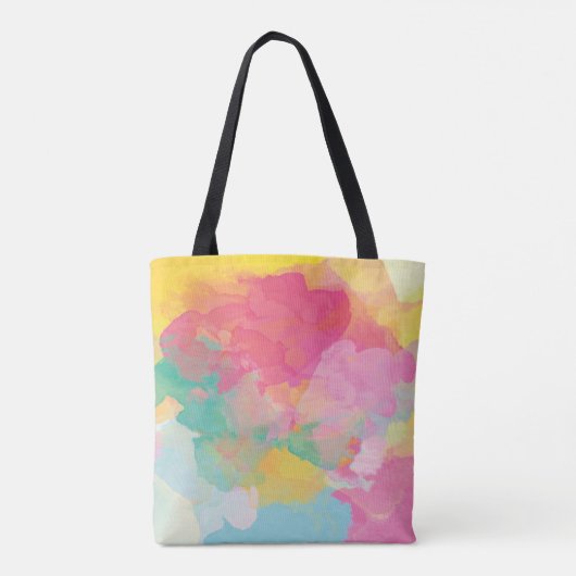 良信じい事で前向き引用文の水色 トートバッグ (裏面)