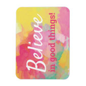 良信じい事で前向き引用文の水色 マグネット (縦)