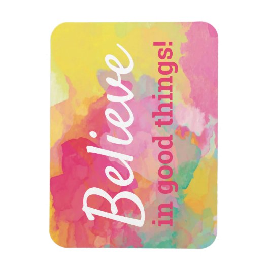 良信じい事で前向き引用文の水色 マグネット (縦)