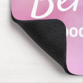 良信じい事で引用文抽象芸術ピンクパープル マウスパッド (コーナー)