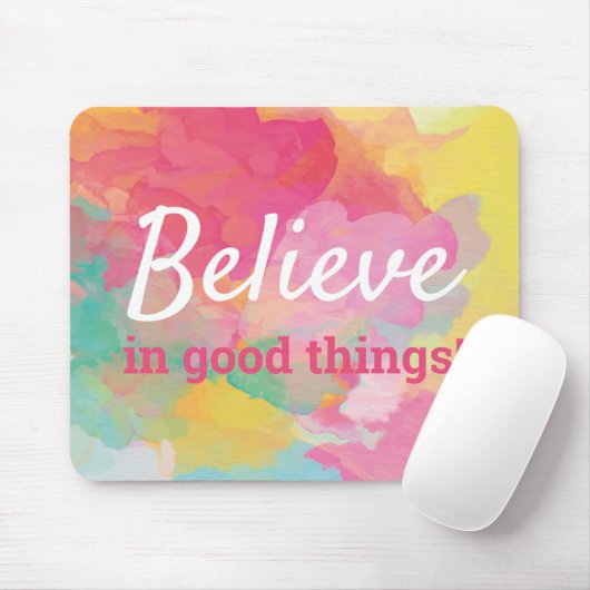 良信じい事で引用文抽象芸術水色 マウスパッド (マウス)