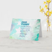 良友は星の如し カード (黄色い花)