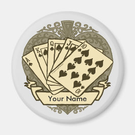 良好なトランプのポーカーハンドマグネット マグネット