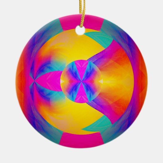 良好な振動 セラミックオーナメント (正面)