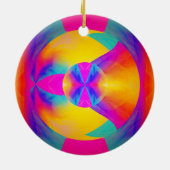 良好な振動 セラミックオーナメント (裏面)