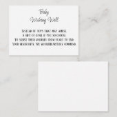 良好な金銭ベビー エンクロージャーカード (正面/裏面)