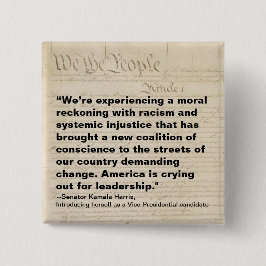 良心の連立我々の民カマラ 缶バッジ