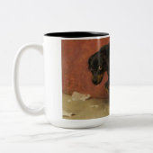 良心は我々を臆病にする ツートーンマグカップ (左)