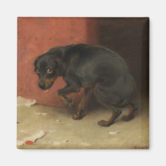 良心は我々を臆病にする マグネット (正面)