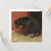 良心は我々を臆病にする（犬を恥じる） カード (正面/裏面インサイチュ)