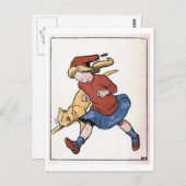 「良心は臆病者を…」 ヴィンテージ ポストカード (正面/裏面)