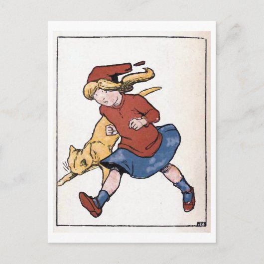 「良心は臆病者を…」 ヴィンテージ ポストカード (正面)