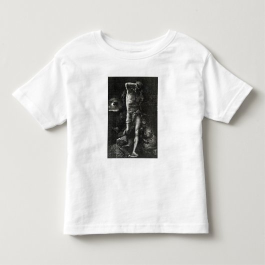 良心または、カインを見る目 トドラーTシャツ (正面)