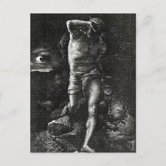 良心や目を見張る人々 ポストカード (正面)